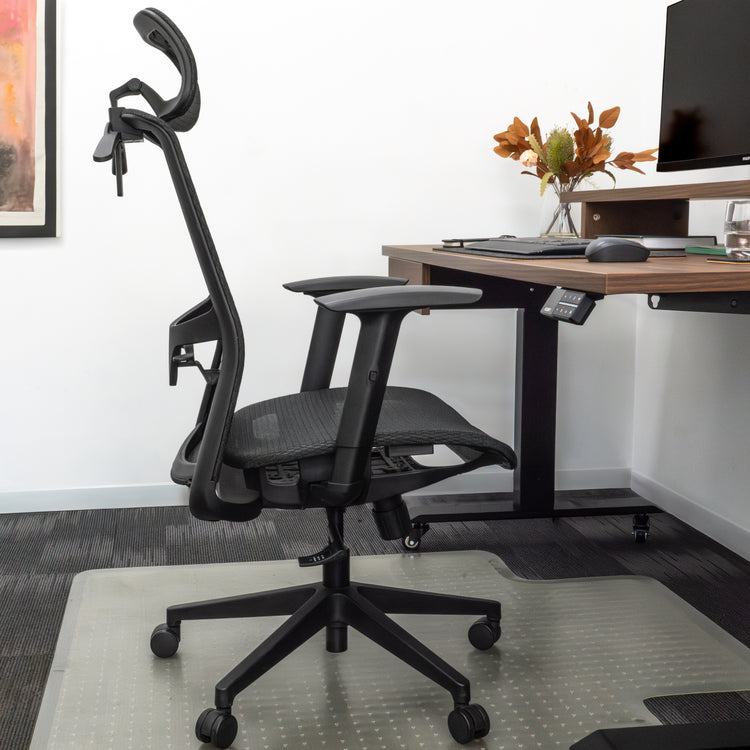 Chaise en maille à haut dossier réglable Desky