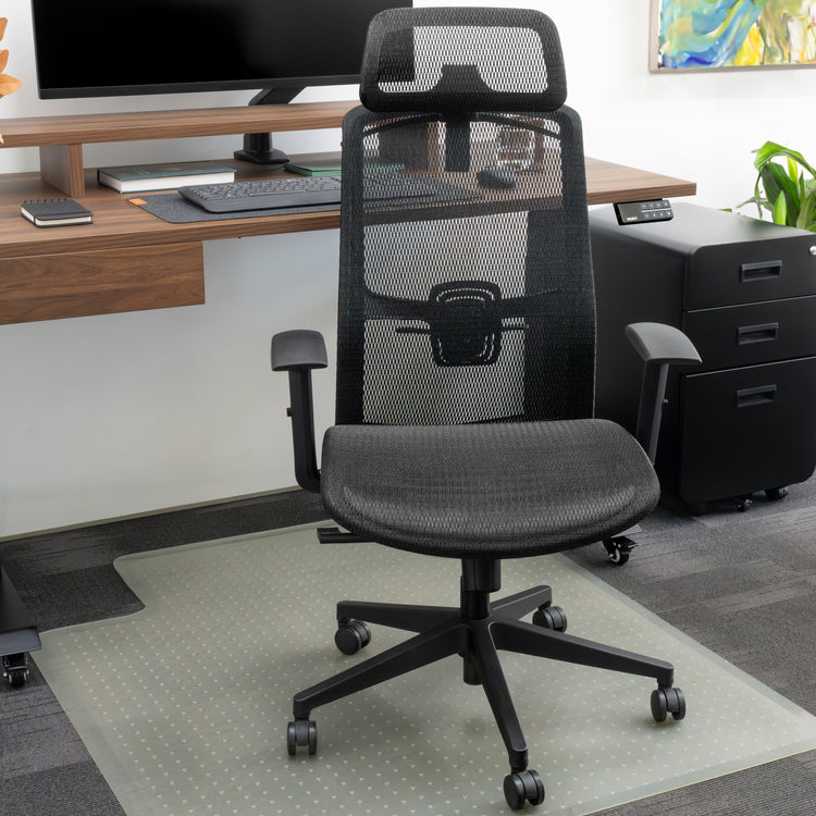 Chaise en maille à haut dossier réglable Desky