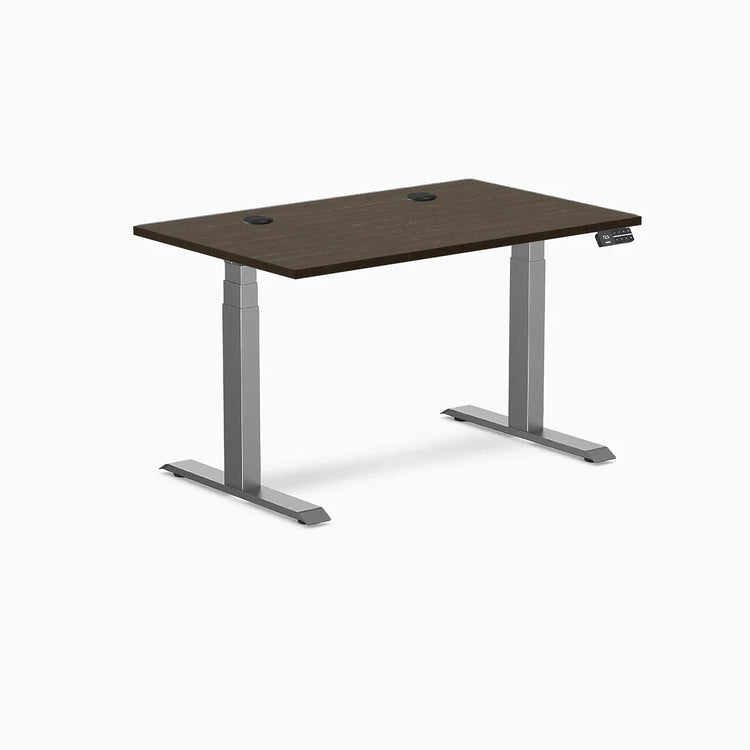 Bureau Assis-Debout Double en Bambou Desky