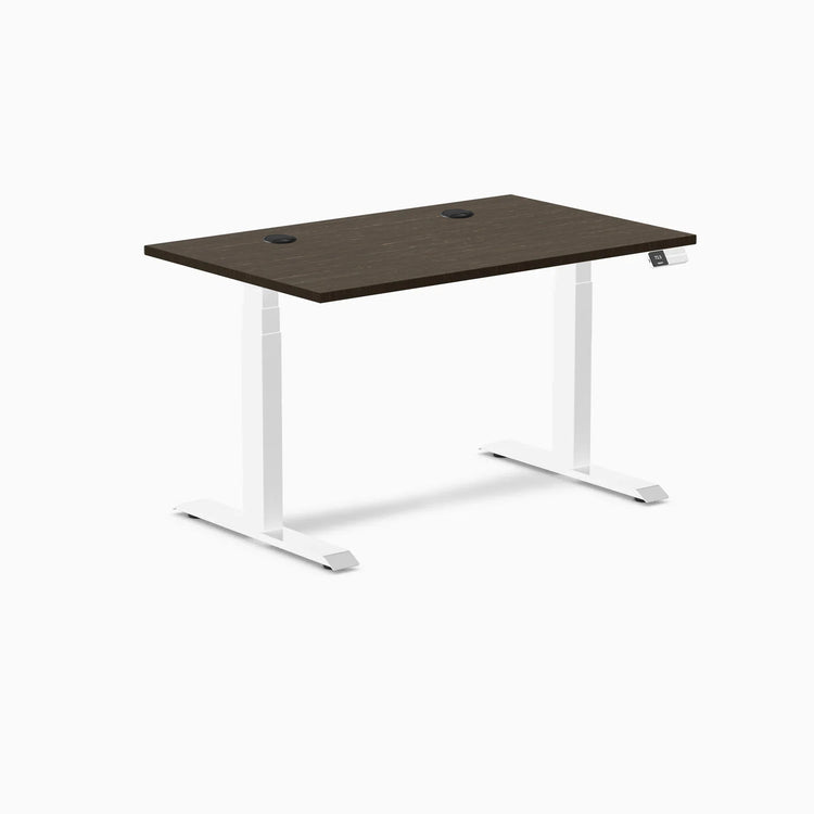Bureau Assis-Debout Double en Bambou Desky