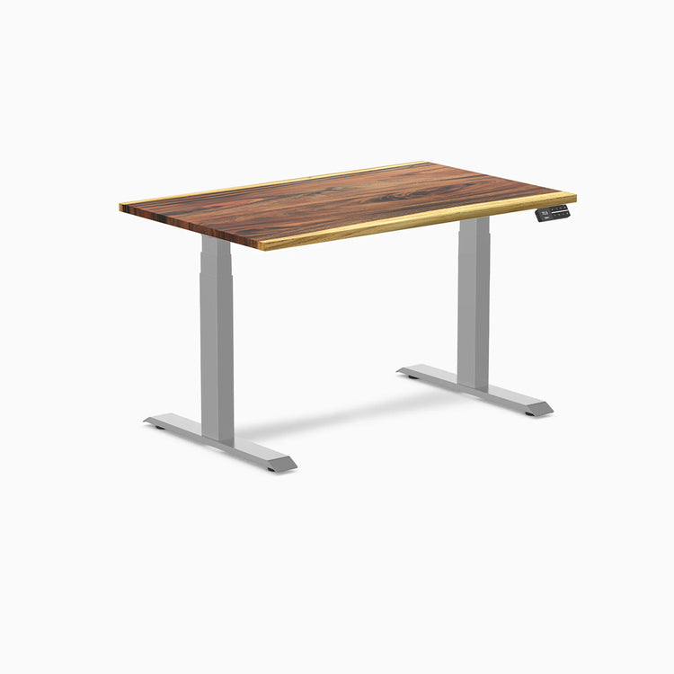 Desky Dual Hardwood Sit Stand Desk
