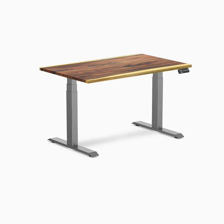 Desky Dual Hardwood Sit Stand Desk-Desky Canada