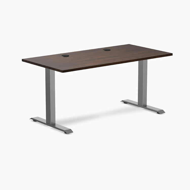 Bureau de bureau en bois d'hévéa Desky Zero