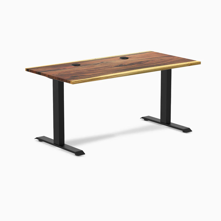 Bureau de bureau en bois dur Desky Zero