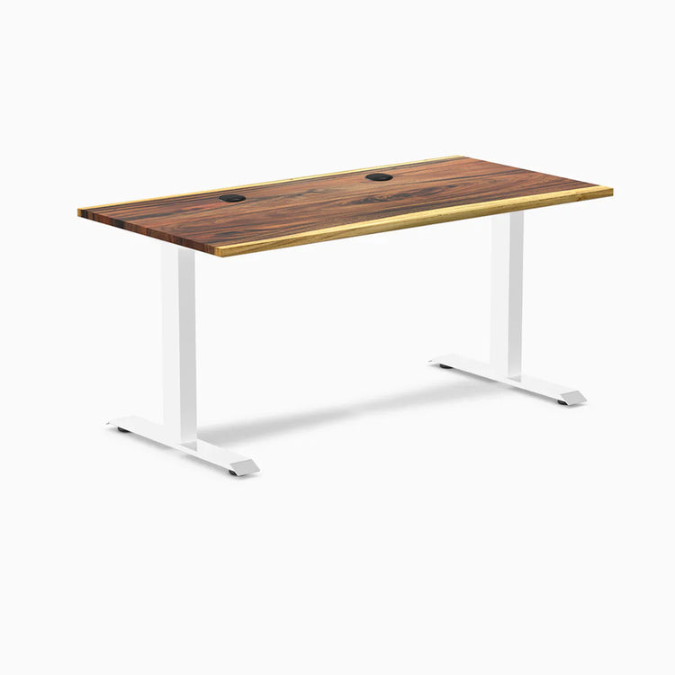 Bureau de bureau en bois dur Desky Zero