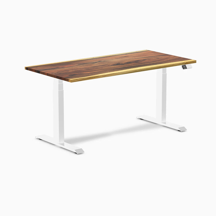 Desky Dual Hardwood Sit Stand Desk-Desky Canada