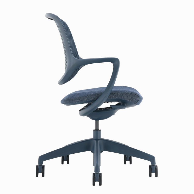 Blue low back desk chair - Desky