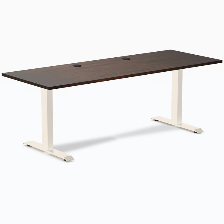 Bureau de bureau en bois d'hévéa Desky Zero