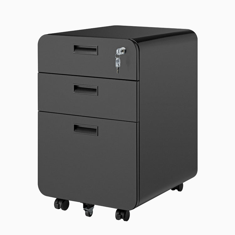 Lockable filing side cabinet