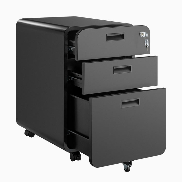 3 drawer filing cabinet with locks - Desky Canada