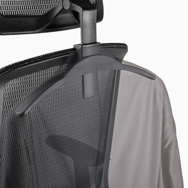 High back mesh office chair with coat hanger