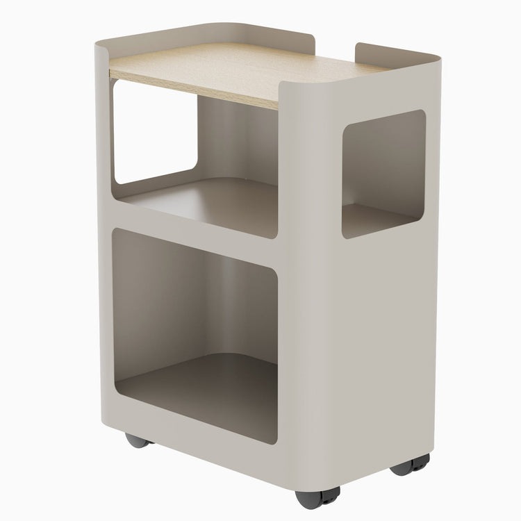 Rolling open cabient design