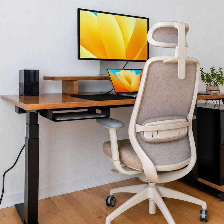 Desky Under Desk Ultra Slim Shelf