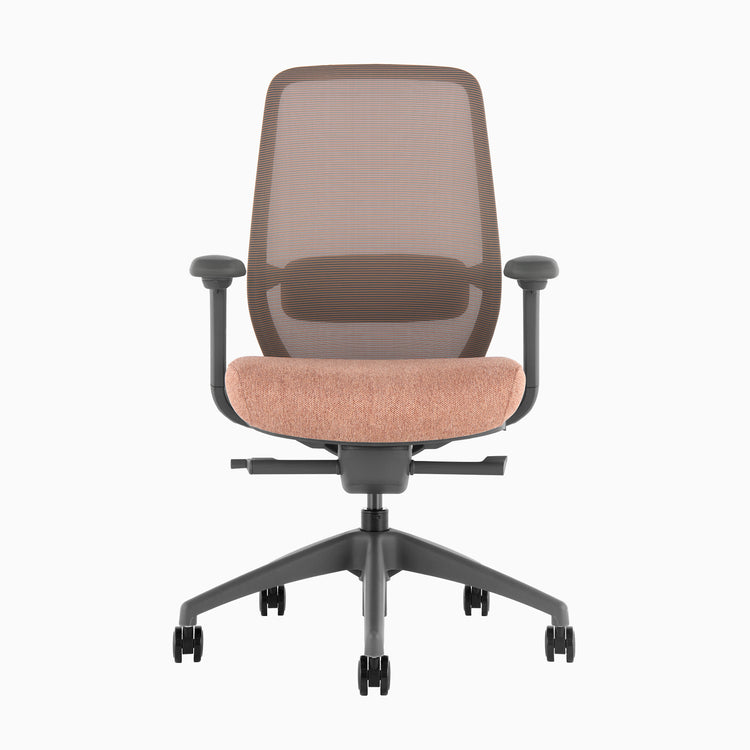 Desky coilflex chair in peach