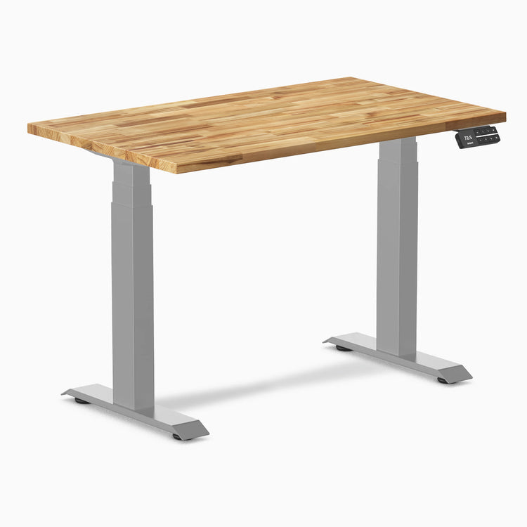 Bureau assis-debout Desky Dual Mini en bois dur
