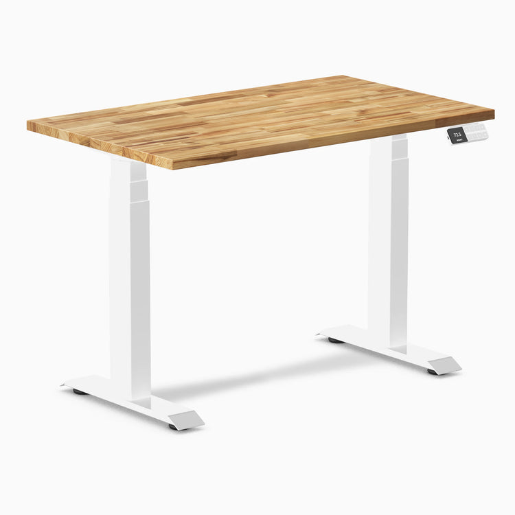 Bureau assis-debout Desky Dual Mini en bois dur