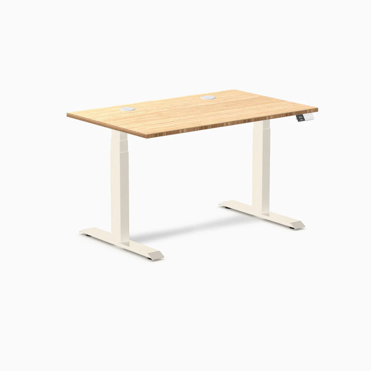 Desky Dual Bamboo Sit Stand Desk