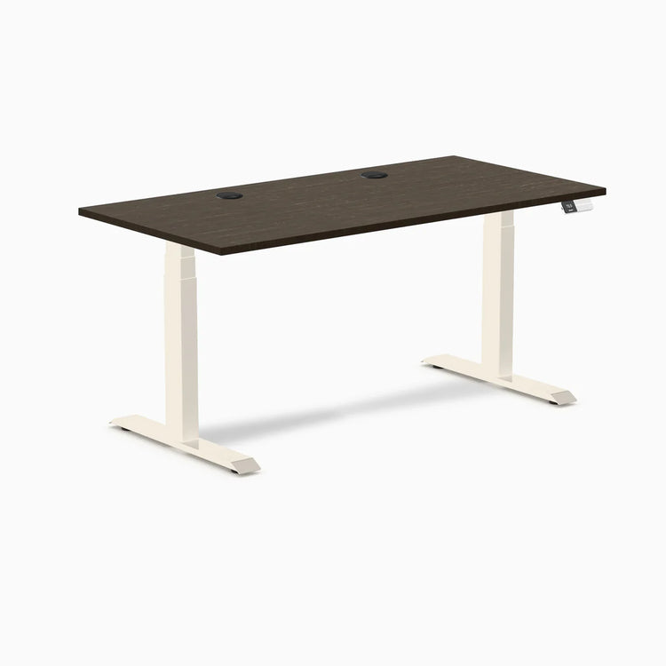 Desky Dual Bamboo Sit Stand Desk