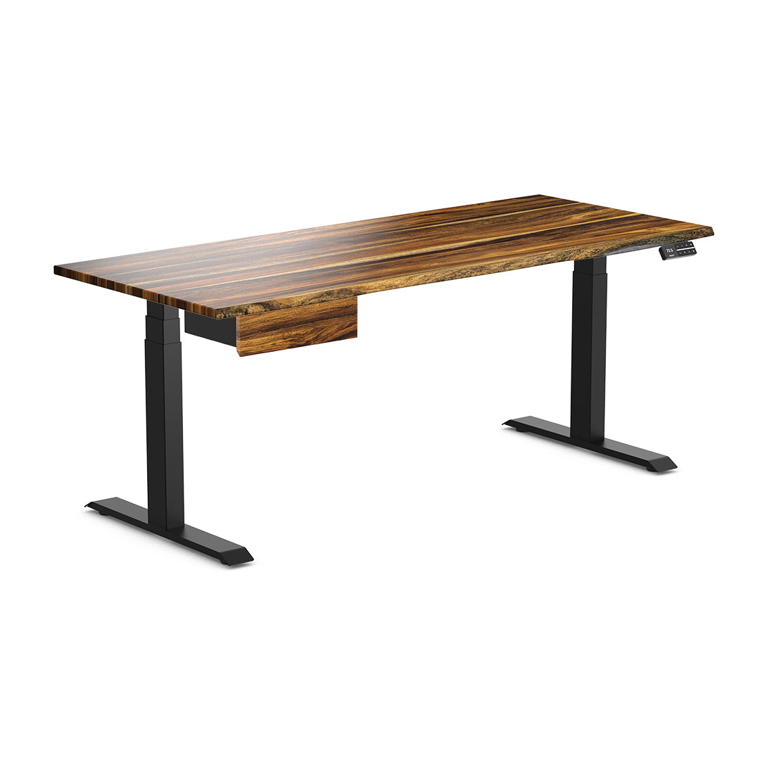 Sit stand desk with drawers hotsell