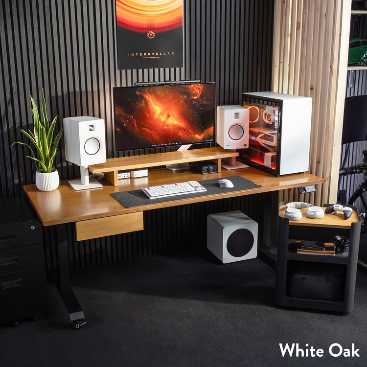 Almost Perfect Desky Dual Hardwood Sit Stand Desk