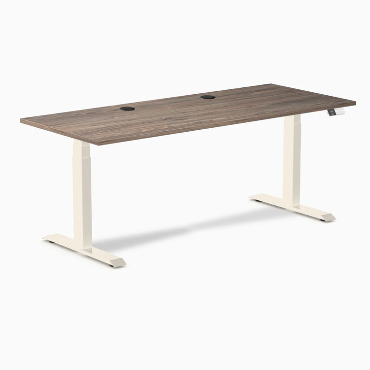 Desky Dual Laminate Sit Stand Desk