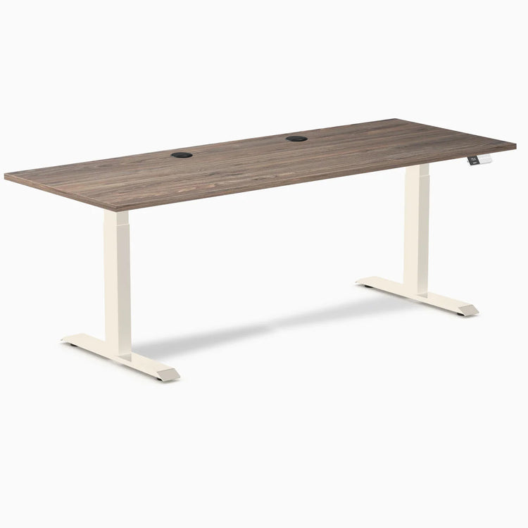 Desky Dual Laminate Sit Stand Desk