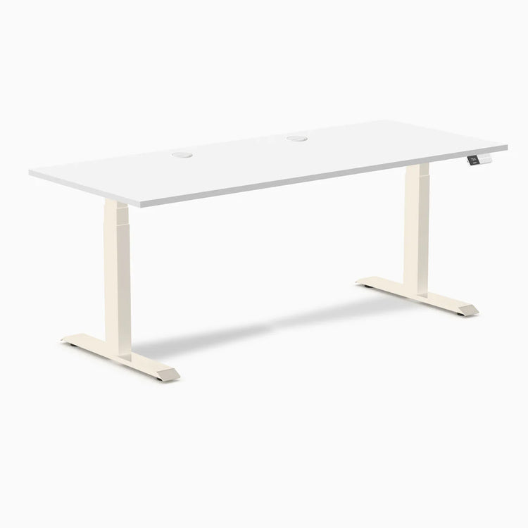 Desky Dual Laminate Sit Stand Desk