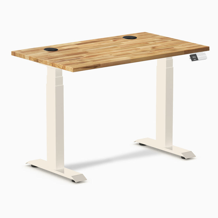 Desky Dual Mini Hardwood Sit Stand Desk