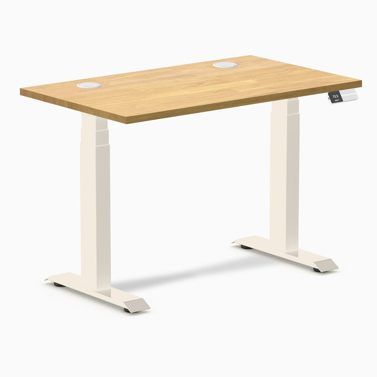 Desky Dual Mini Rubberwood Sit Stand Desk