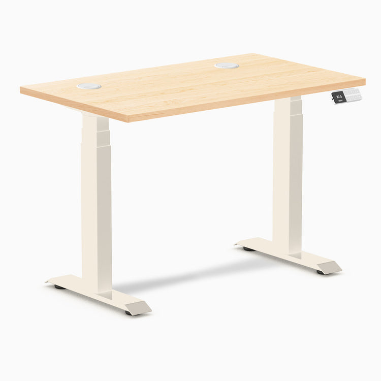 Desky Dual Mini Hardwood Sit Stand Desk