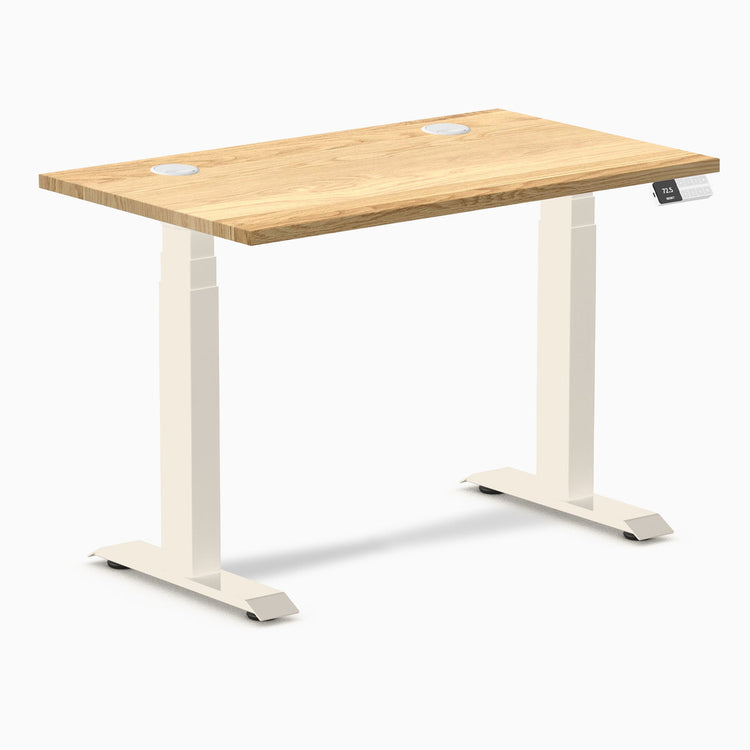 Desky Dual Mini Hardwood Sit Stand Desk