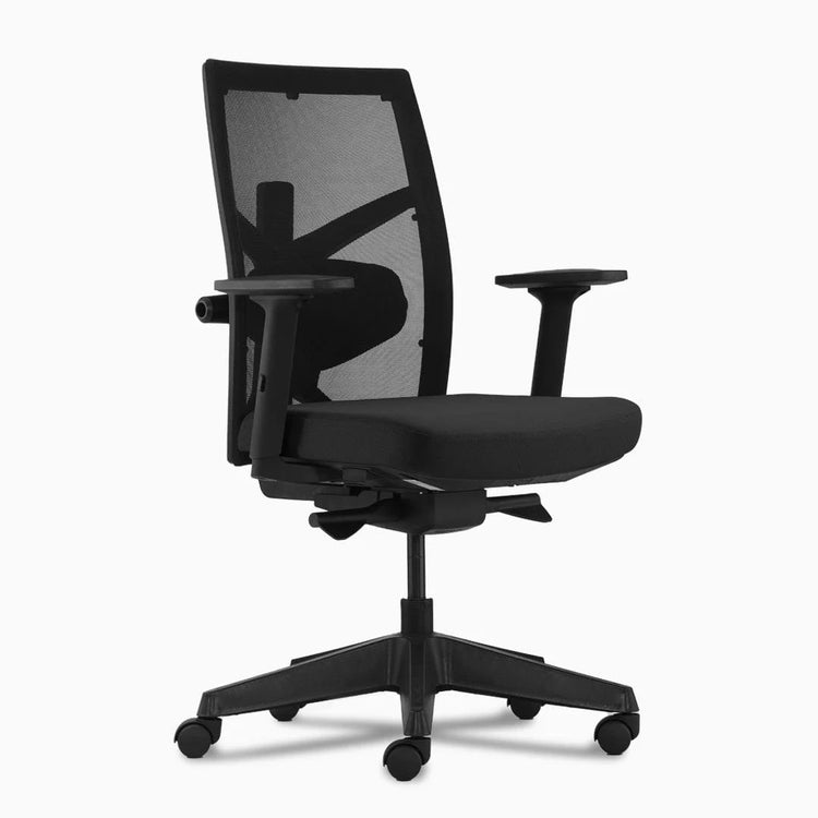 Black mesh ergonomic chair