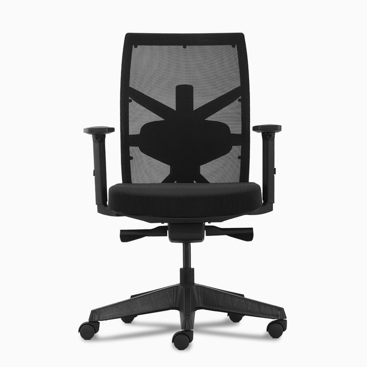 Ergonomic chair with lumbar support
