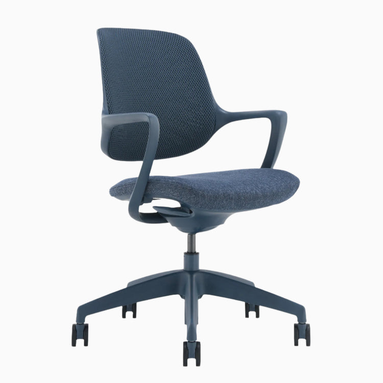 Blue ergonomic desk chair - Desky