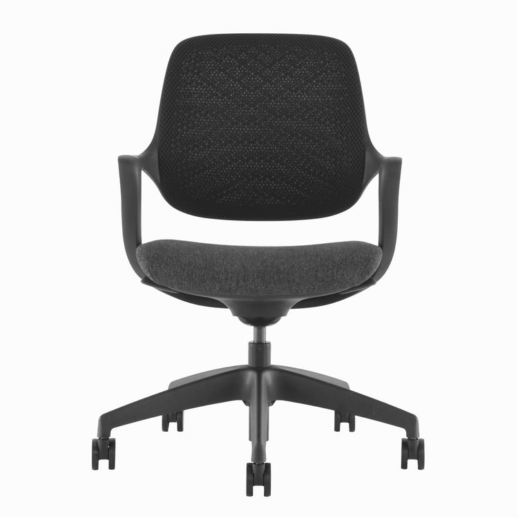 Desky evoque black office chair