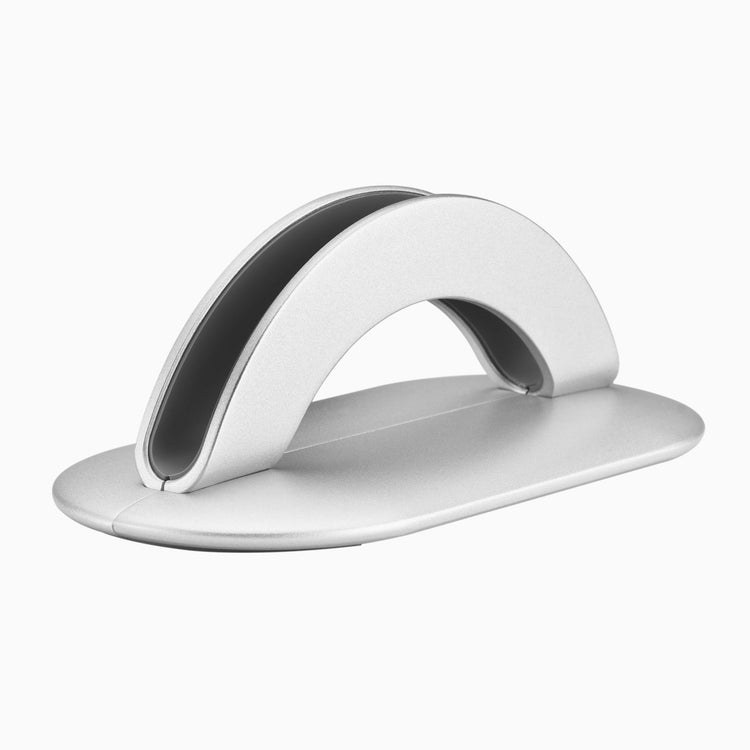 Solid aluminum vertical adjustable laptop stand