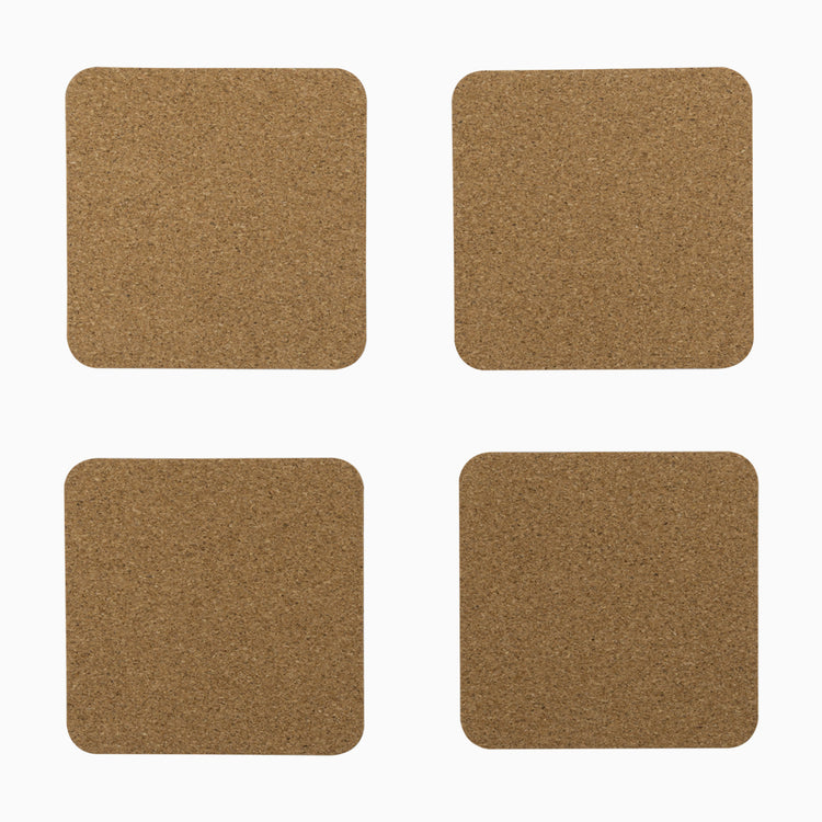 Desky felt cork coaster pad cork backing
