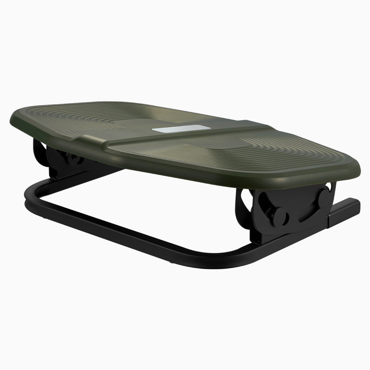 Desky rippled foot rest in green