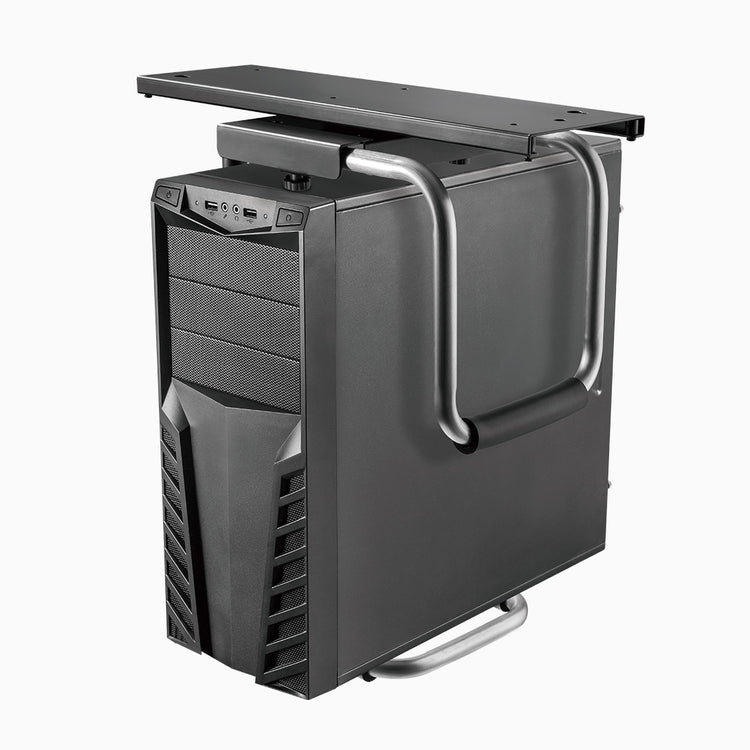 heavy duty computer tower mount with CPU attached - Desky Canada