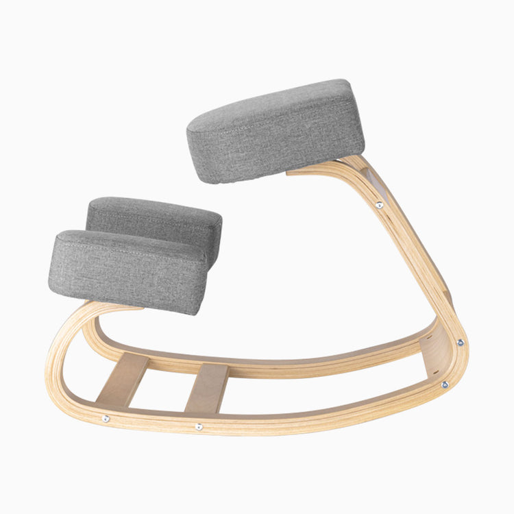 Kneeling chair in grey