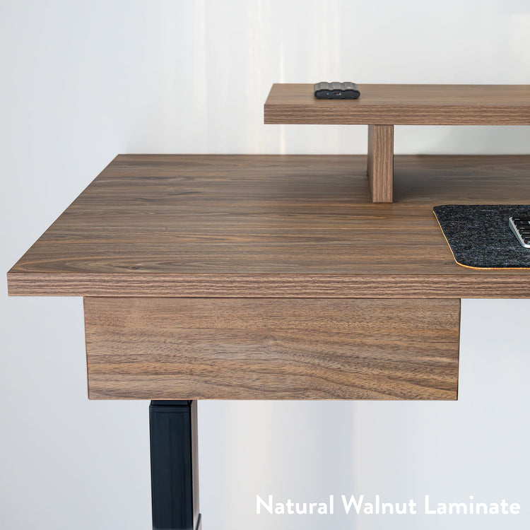 Natural Walnut Laminate Minimal Drawer