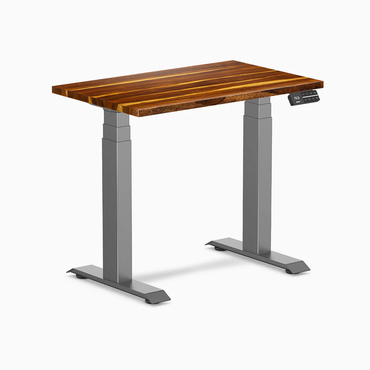 Desky Dual Mini Hardwood Sit Stand Desk