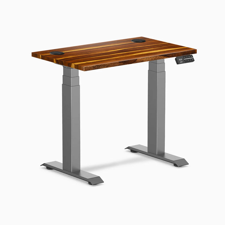 Desky Dual Mini Hardwood Sit Stand Desk