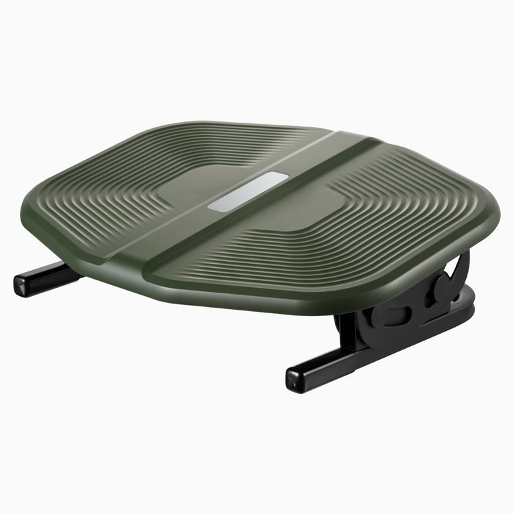 Rippled foot rest in green