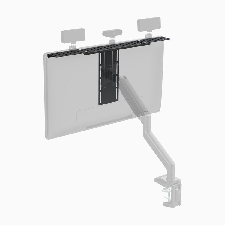 Large size Desky screen caddy shelf