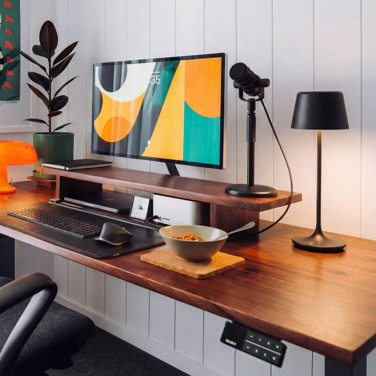 Desky silhouette cordless desk lamp