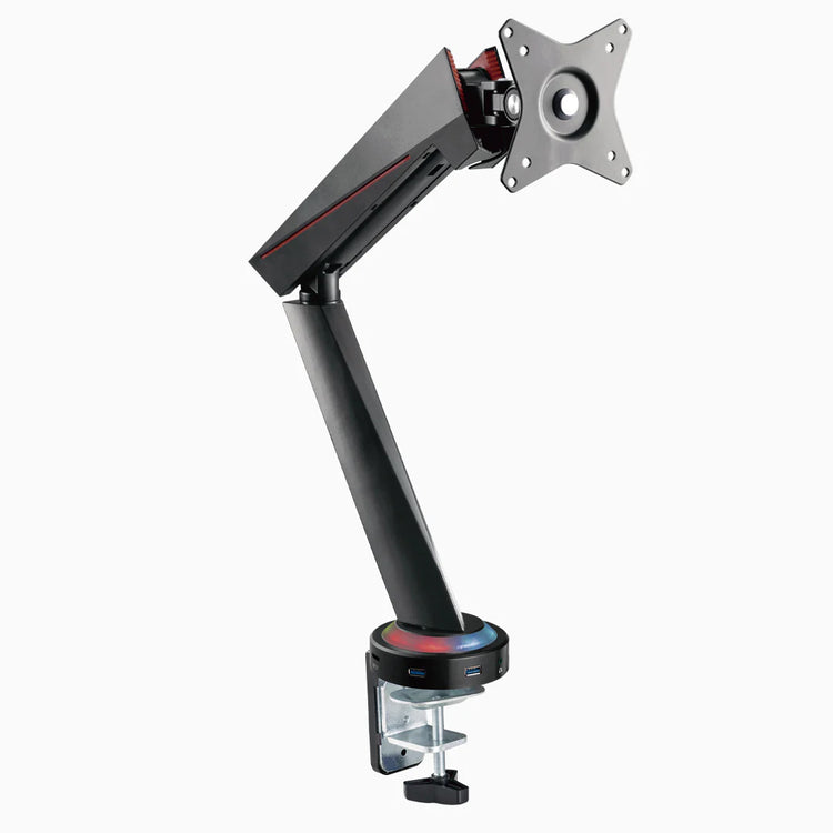 Desky LED Single Gaming Monitor Arm