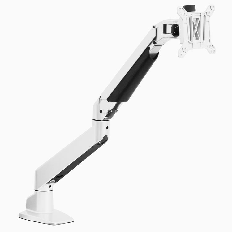 White single heavy duty monitor arm