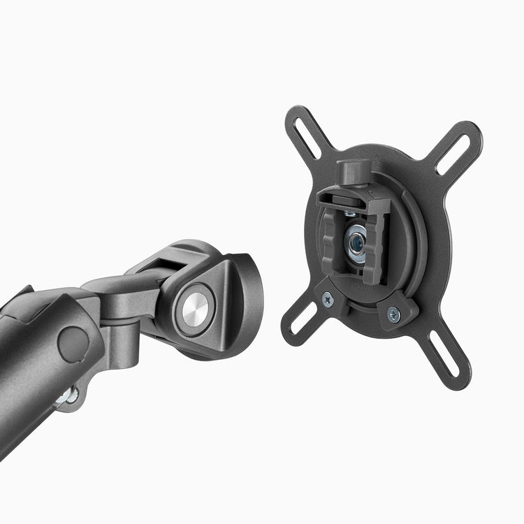 VESA compatible single slim aluminum monitor arm