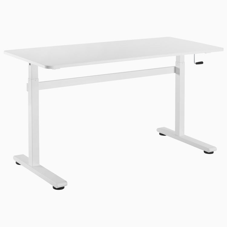 Large manual sit stand desk
